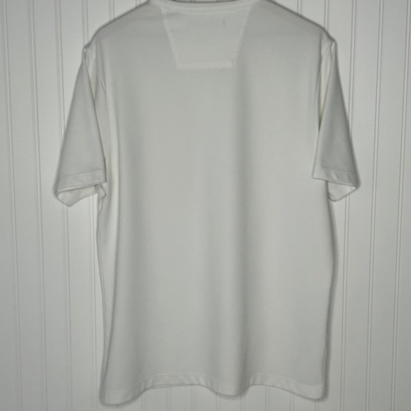 AXIST Men's XL Beige Textured Short Sleeve Crew Neck T Shirt Top - Picture 9 of 9